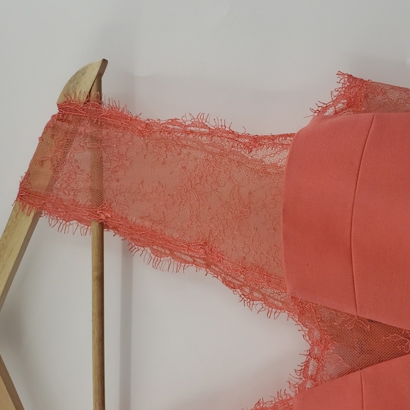 BCBGMAXZRIA pink peplum dress - Picture 4 of 10